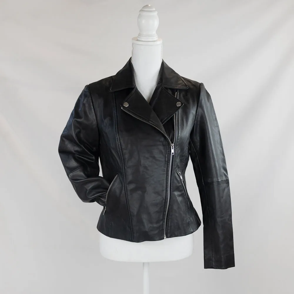 (Real Leather) Custom Initial Leather Jacket