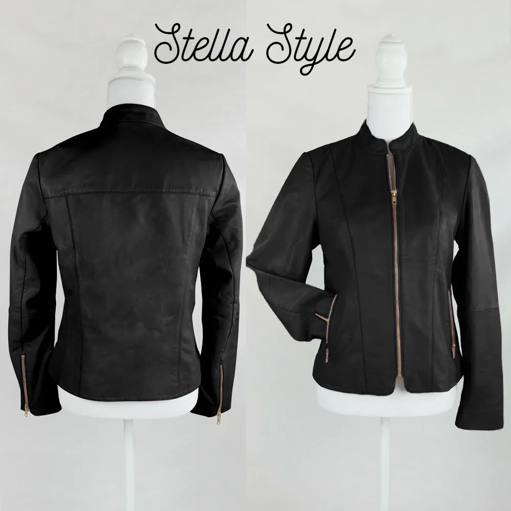 (Real Leather) Custom Varsity Leather Jacket