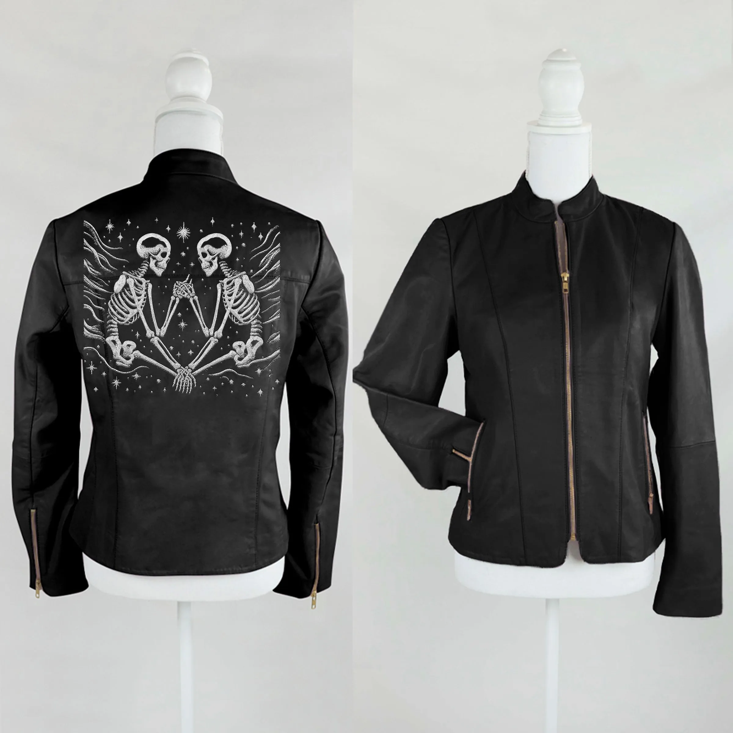 (Real Leather) Customized Leather Party Jacket