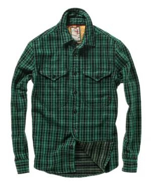 Relwen Mountain Flannel Green/Blk