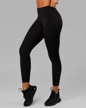 Rep 7/8 Length Leggings - Black-Black