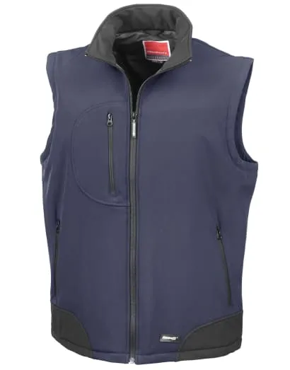 Result Softshell Gilet Bodywarmer Sizes: S - 2XL -R123X