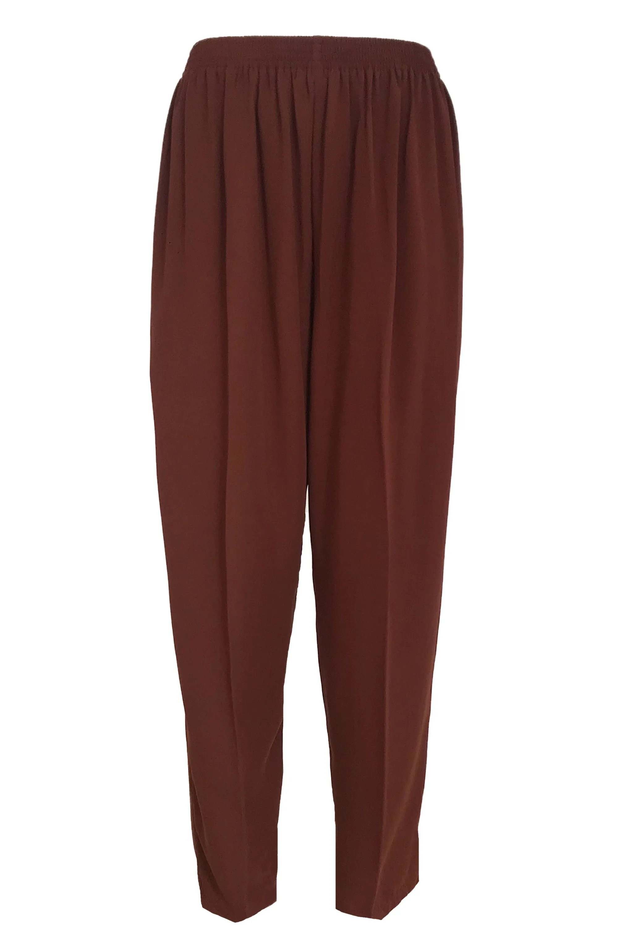 Rubber Waist Pant (Seluar Pinggang Bergetah) - Brown