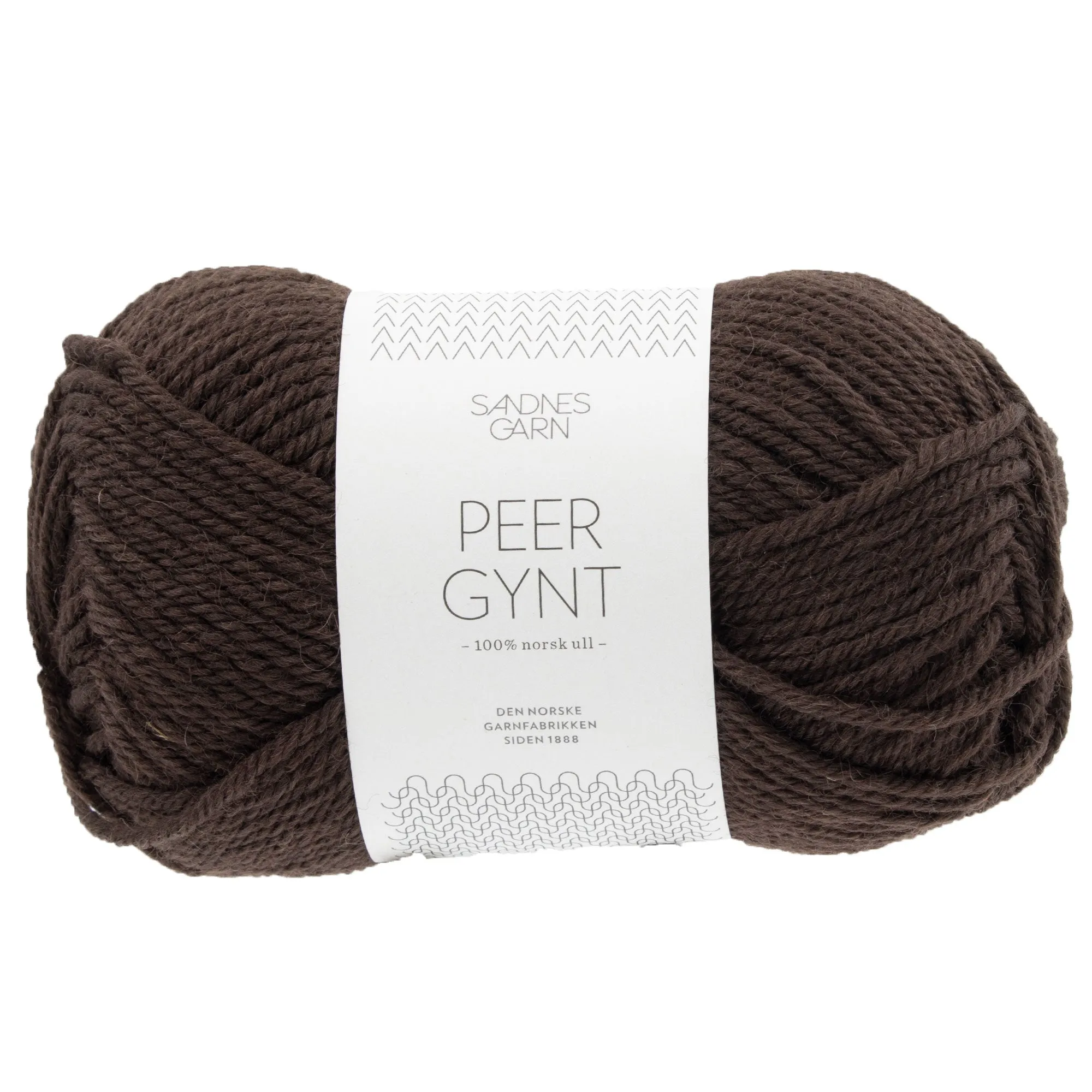 Sandnes Garn  Peer Gynt Yarn - 3082 Dk Brown