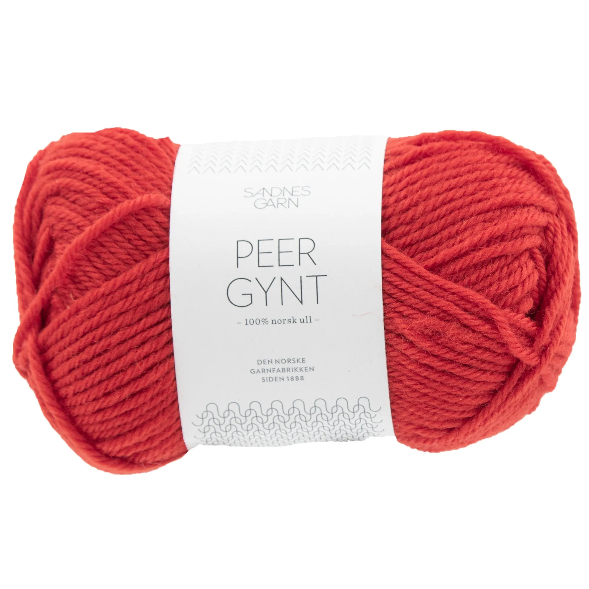 Sandnes Garn  Peer Gynt Yarn - 4018 Scarlett Red