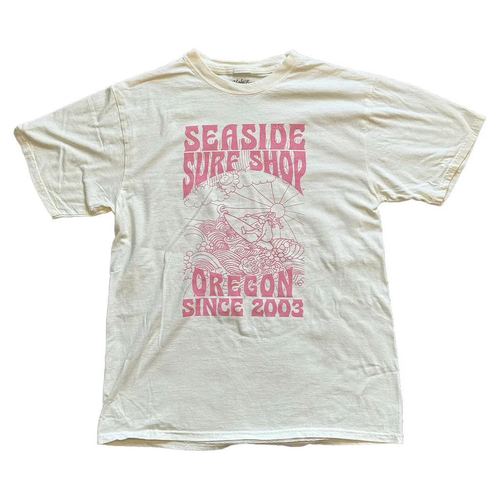 Seaside Surf Women's Pink Daze Tee - Shell Pink