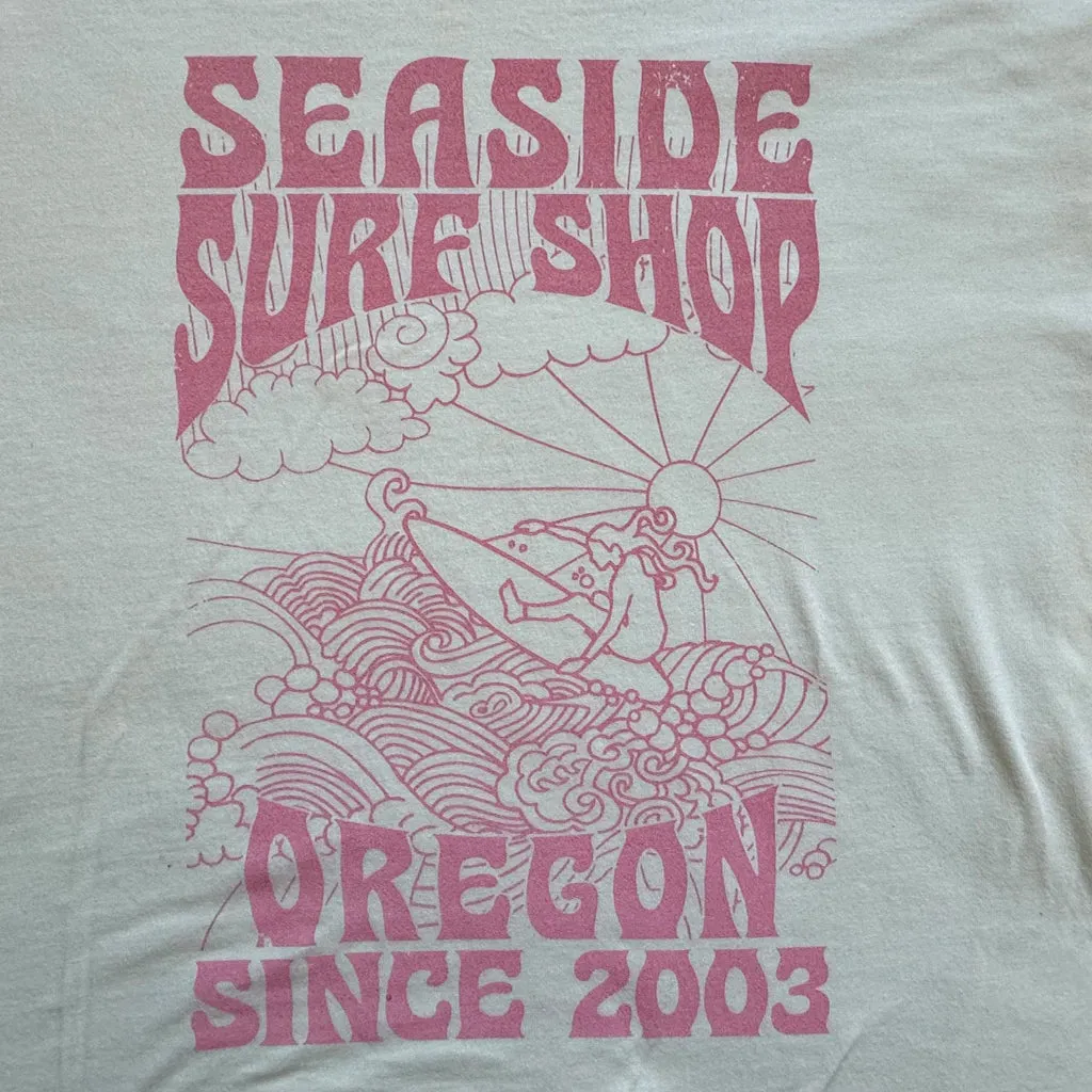 Seaside Surf Women's Pink Daze Tee - Shell Pink