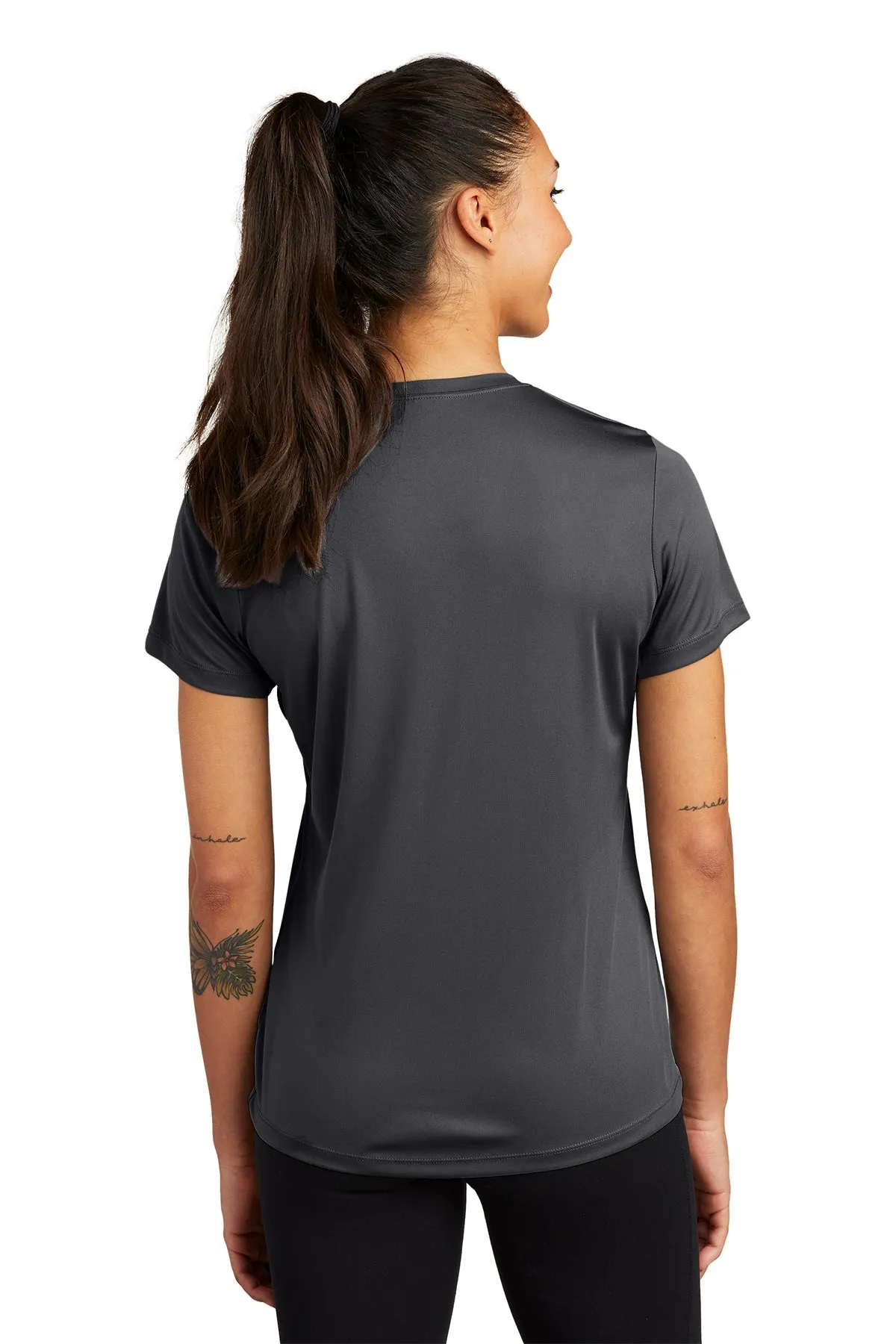 Sport-Tek Ladies PosiCharge Customized Competitor Tee's, Iron Grey