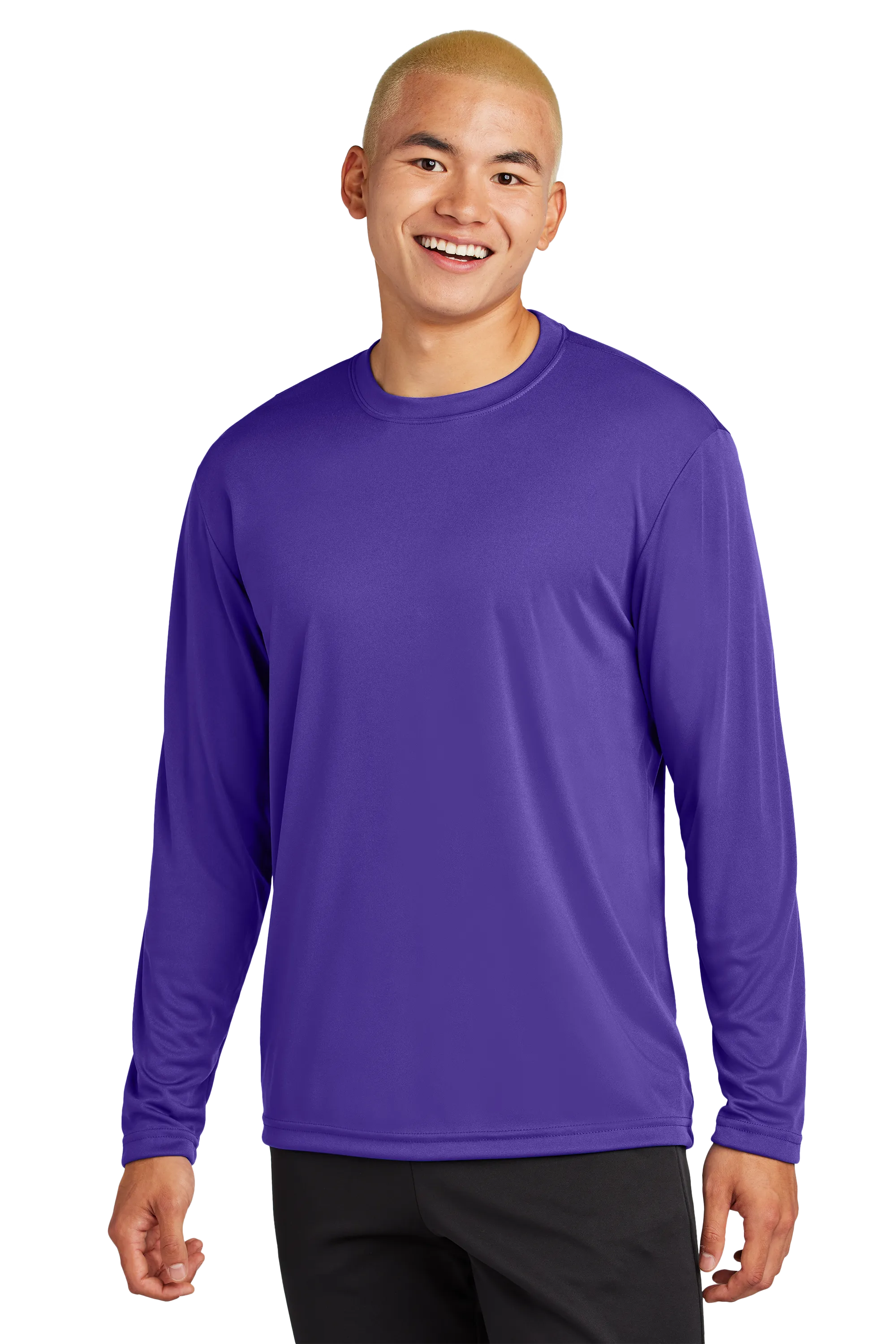 Sport-Tek® Long Sleeve PosiCharge® Competitor™ Tee - Purple