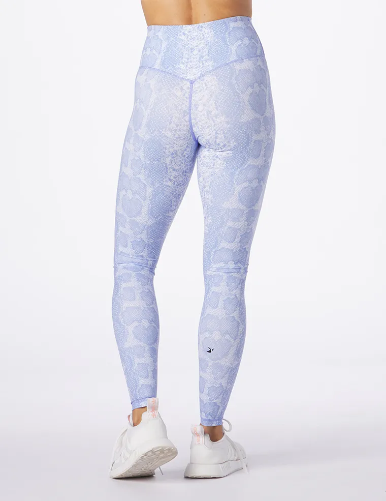 Sultry Legging Print: Lilac Snake