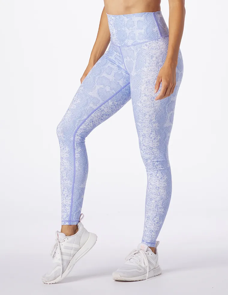 Sultry Legging Print: Lilac Snake