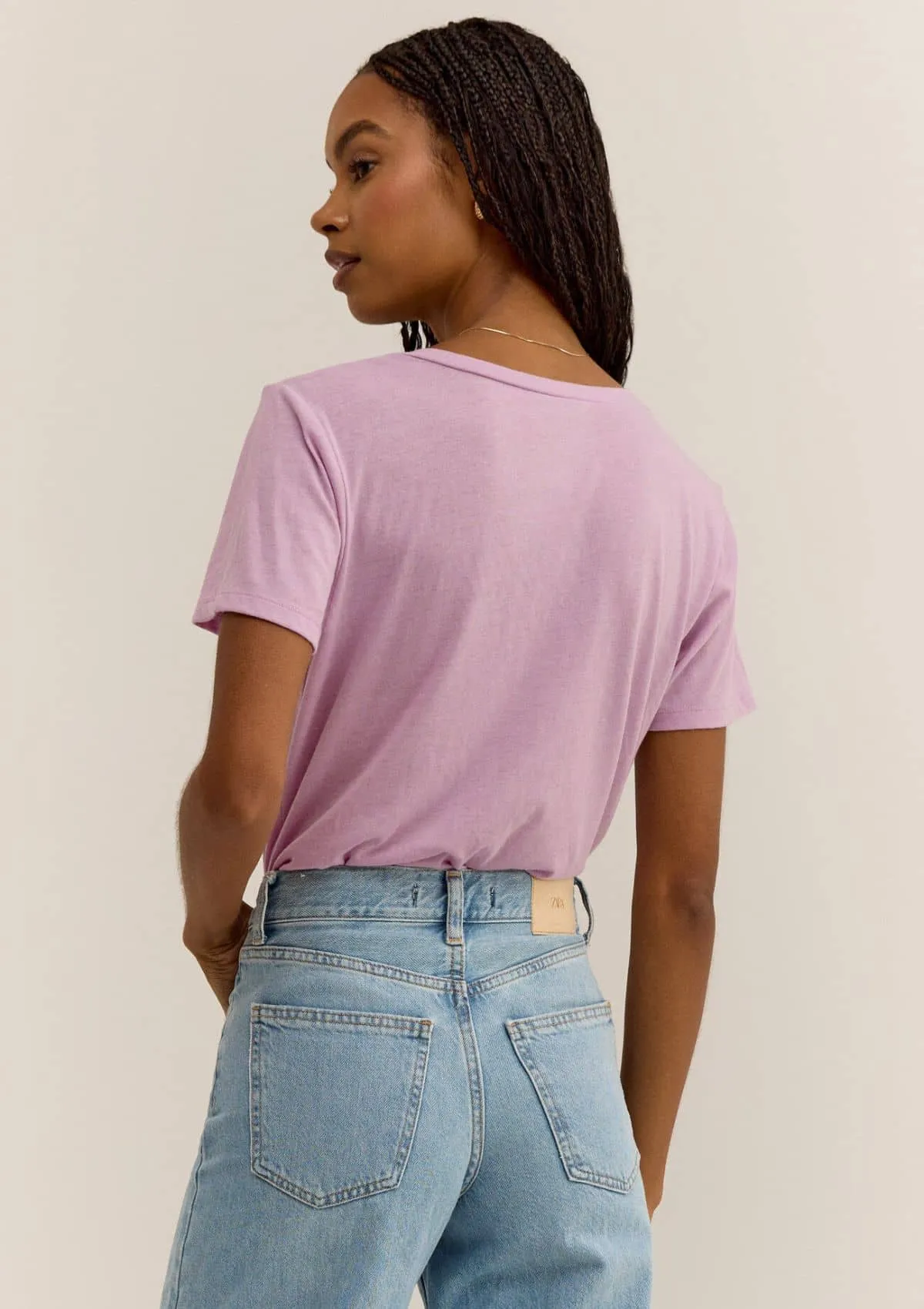 The Pocket Tee - Washed Orchid