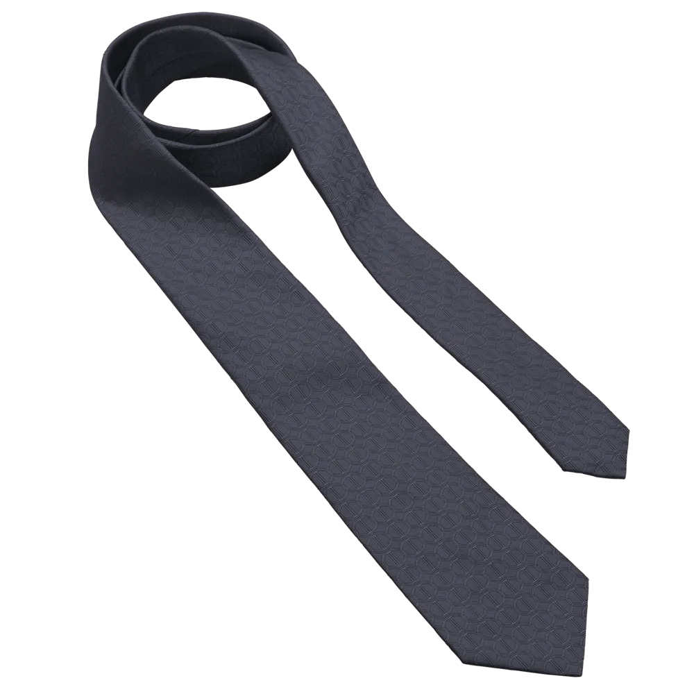 Tie In Dark Color Davidoff Icon Pattern