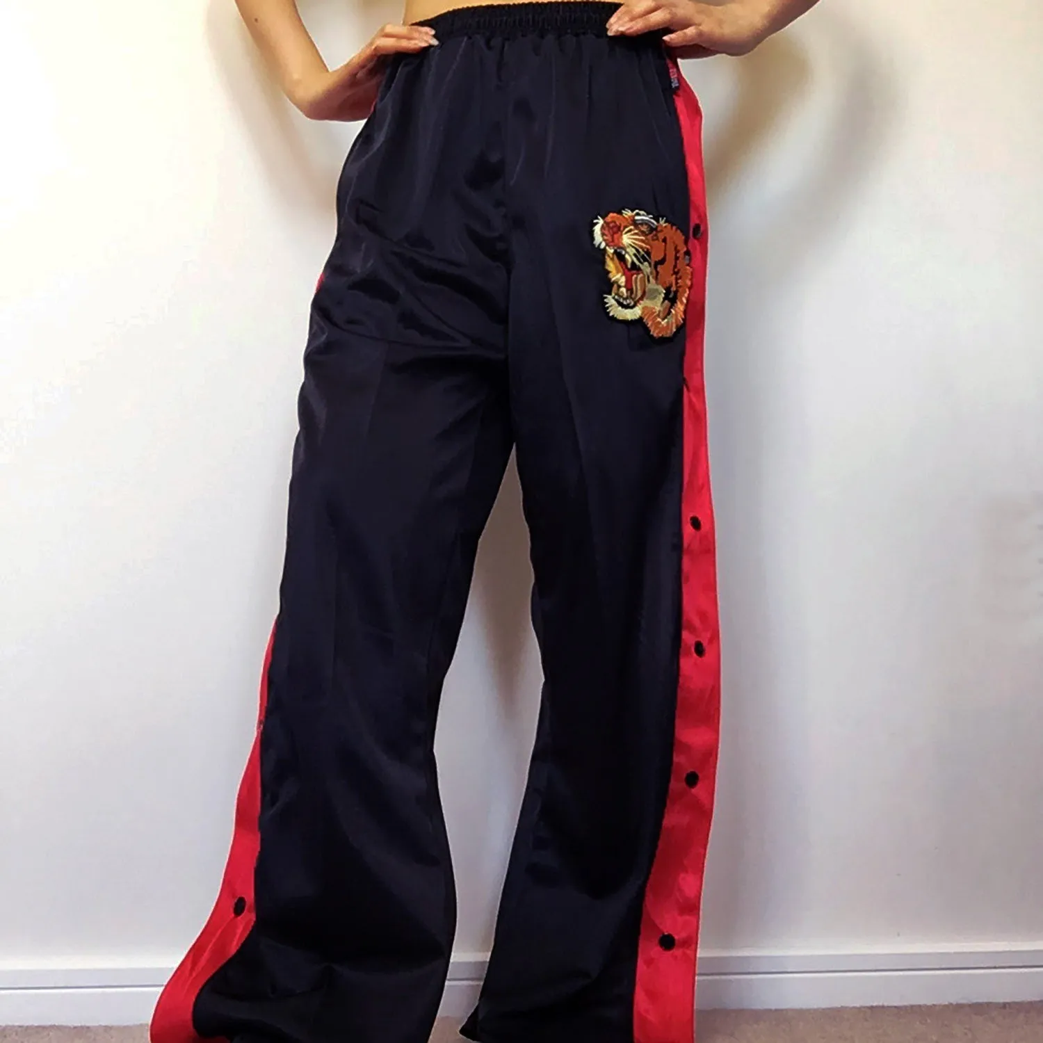 UNISEX TIGER HEAD POPPER BUTTONS TRACKSUIT