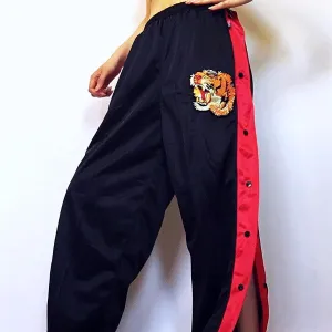 UNISEX TIGER HEAD POPPER BUTTONS TRACKSUIT